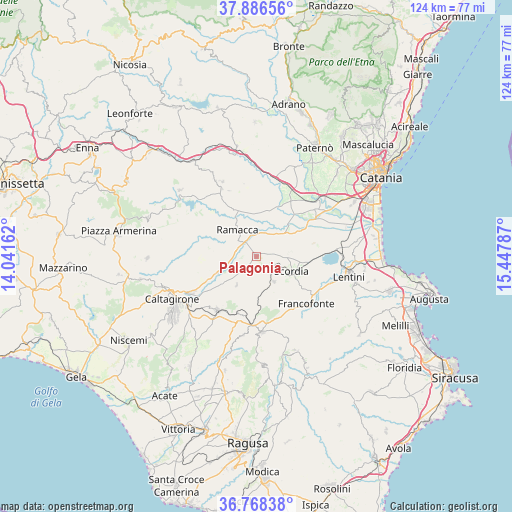 Palagonia on map