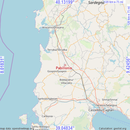 Pabillonis on map