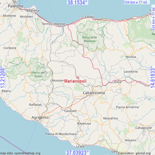 Marianopoli on map