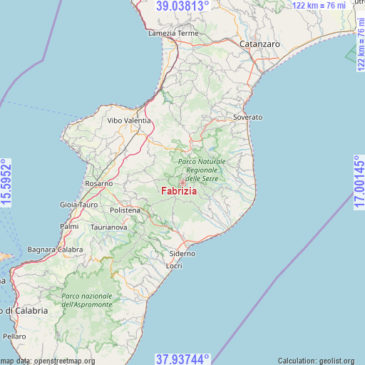 Fabrizia on map