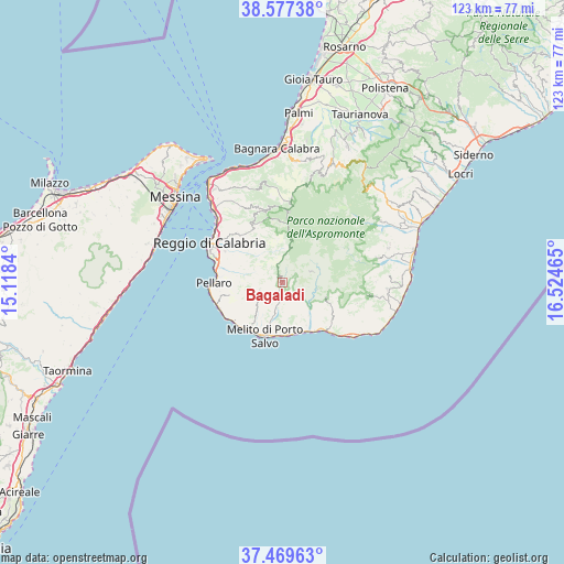 Bagaladi on map