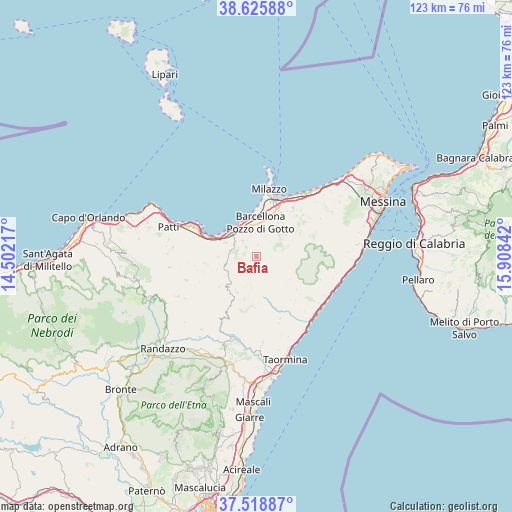 Bafia on map