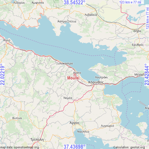 Moúlki on map