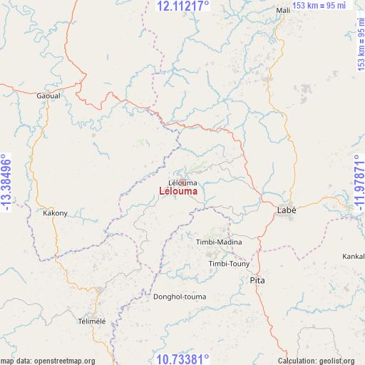 Lélouma on map