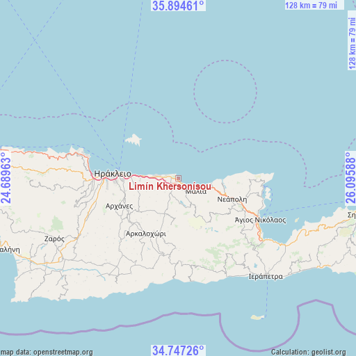 Limín Khersonísou on map