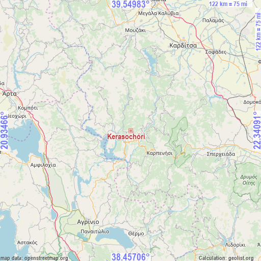 Kerasochóri on map