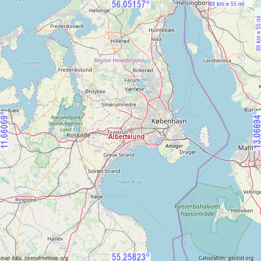Albertslund on map
