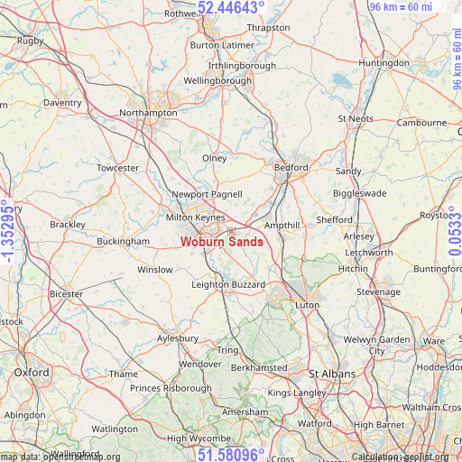 Woburn Sands on map