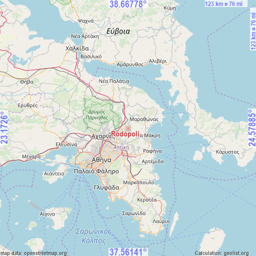 Rodópoli on map