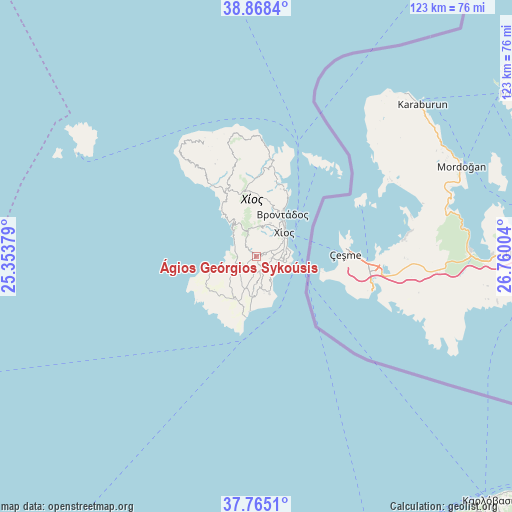 Ágios Geórgios Sykoúsis on map