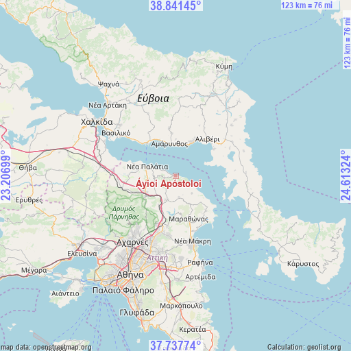 Áyioi Apóstoloi on map