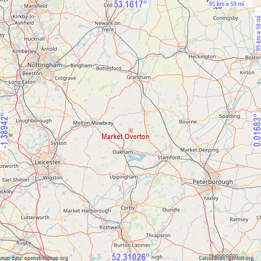 Market Overton on map
