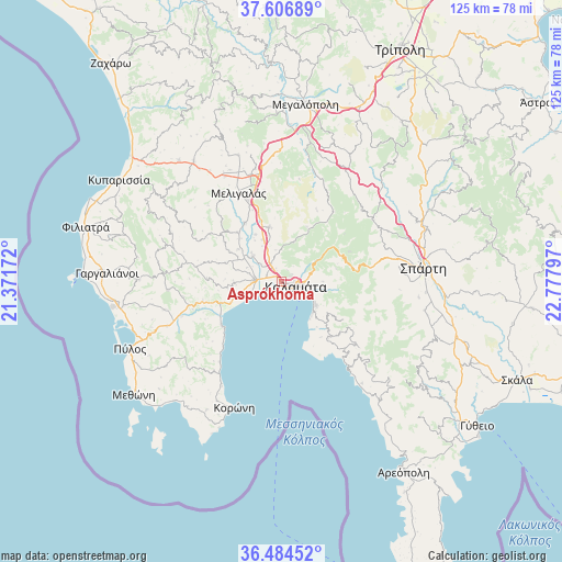 Asprókhoma on map