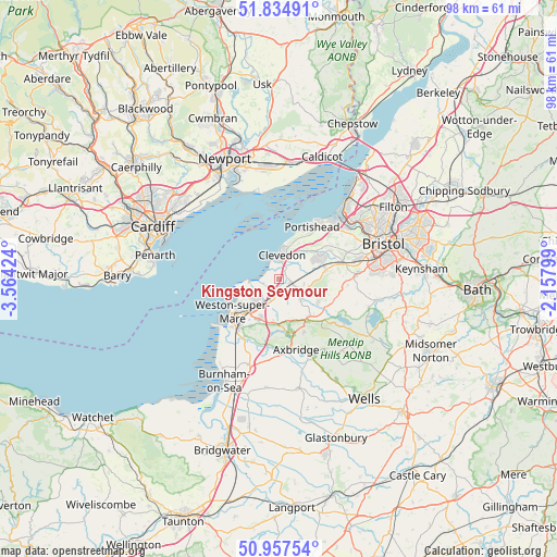 Kingston Seymour on map