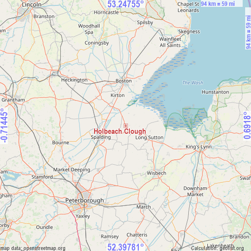 Holbeach Clough on map