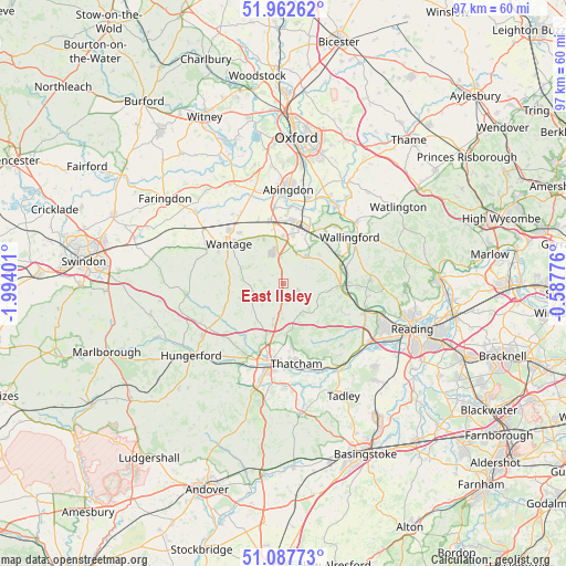 East Ilsley on map