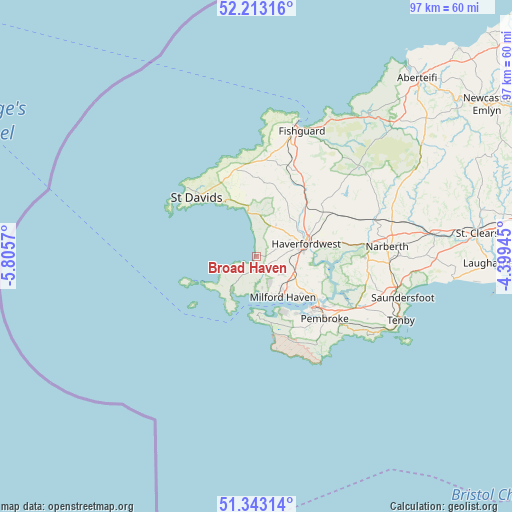 Broad Haven on map