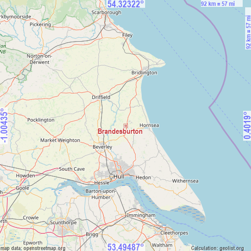 Brandesburton on map