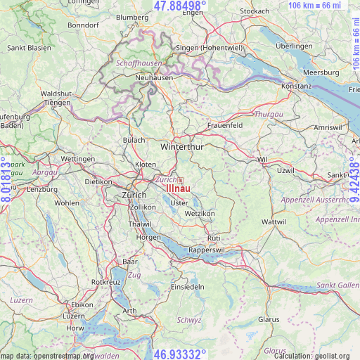 Illnau on map