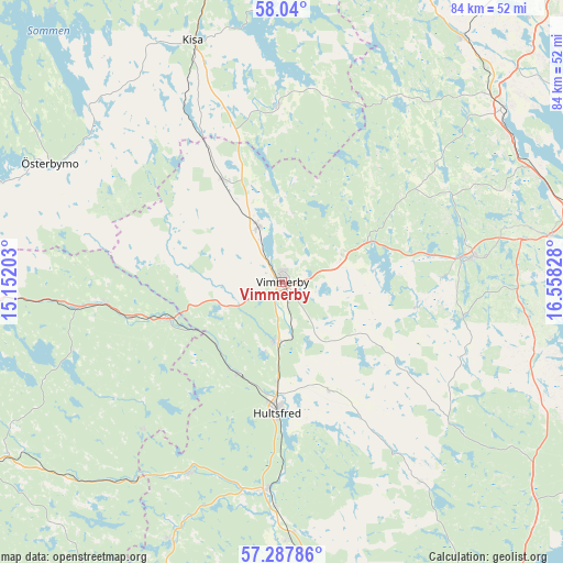 Vimmerby on map