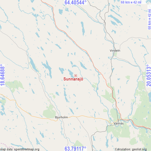 Sunnansjö on map