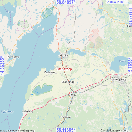 Stenstorp on map