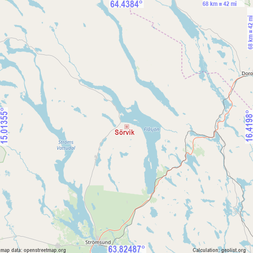 Sörvik on map