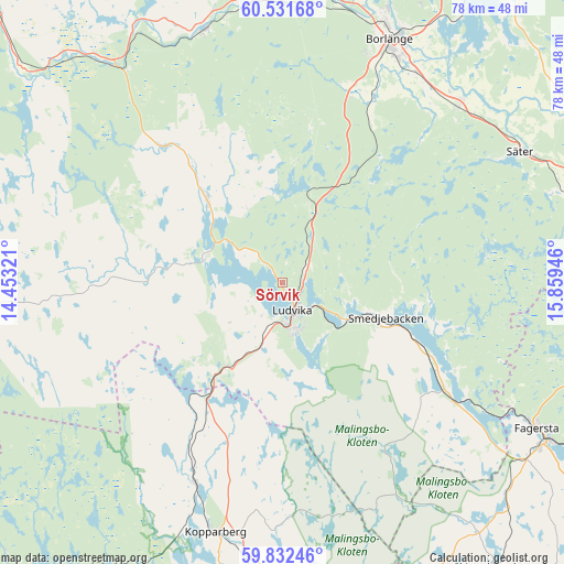 Sörvik on map