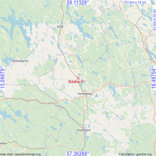 Södra Vi on map