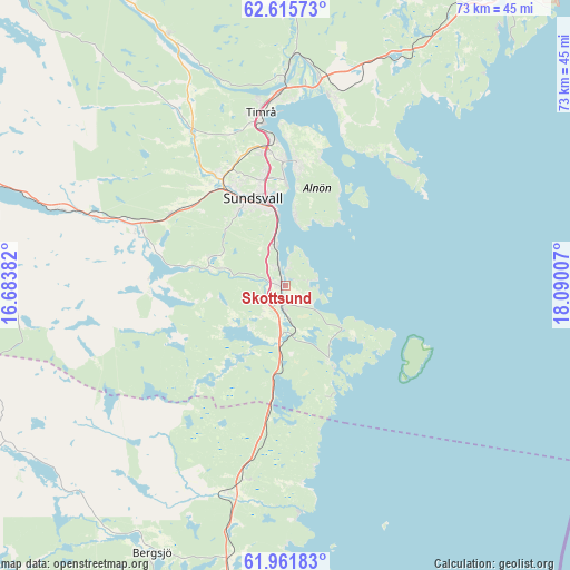 Skottsund on map