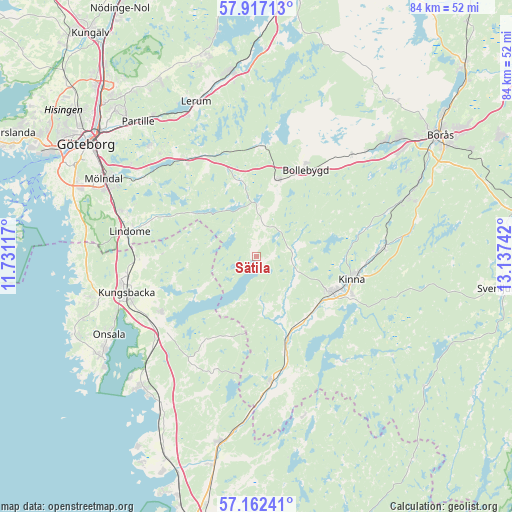 Sätila on map