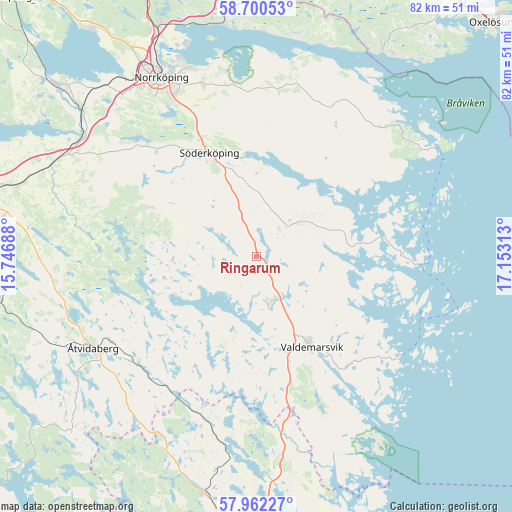 Ringarum on map