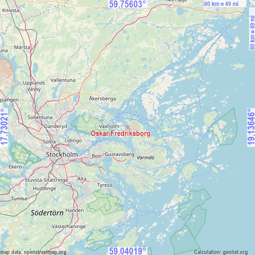 Oskar-Fredriksborg on map