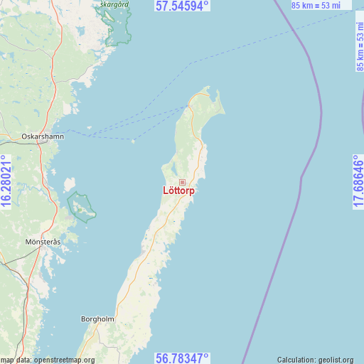 Löttorp on map