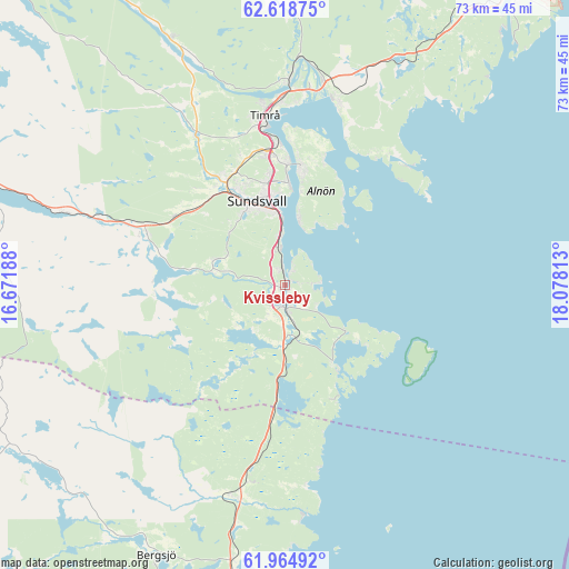 Kvissleby on map