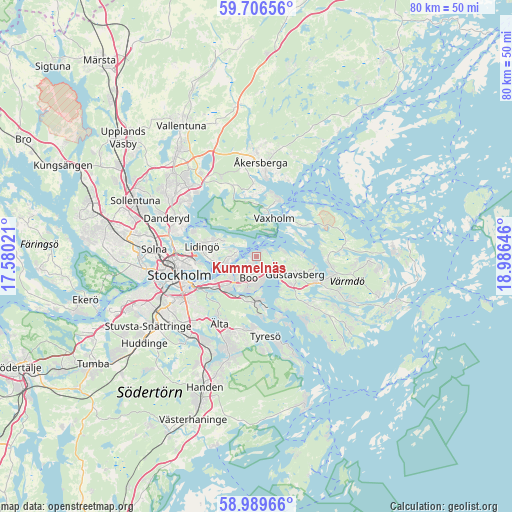 Kummelnäs on map