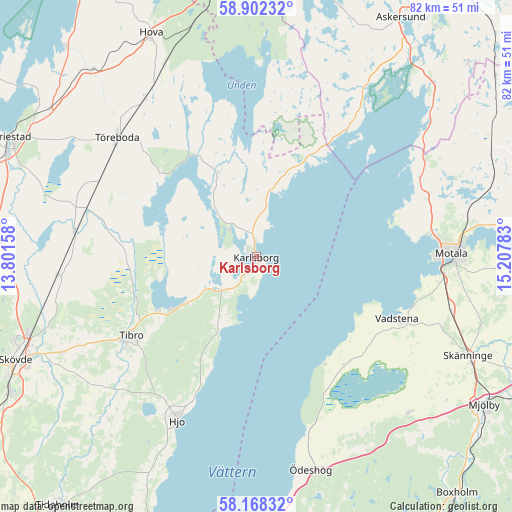 Karlsborg on map