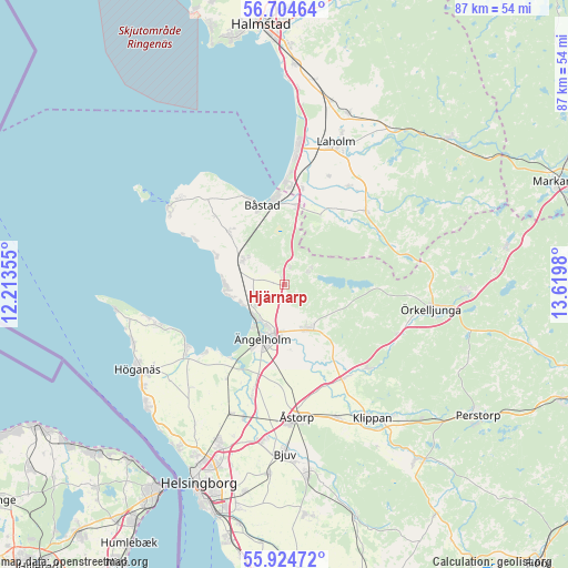 Hjärnarp on map