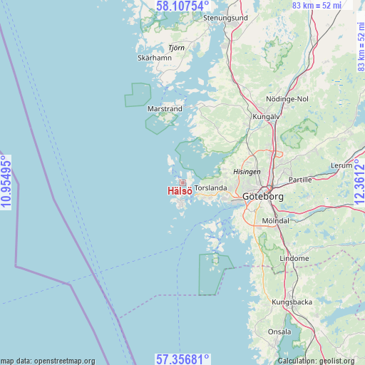 Hälsö on map