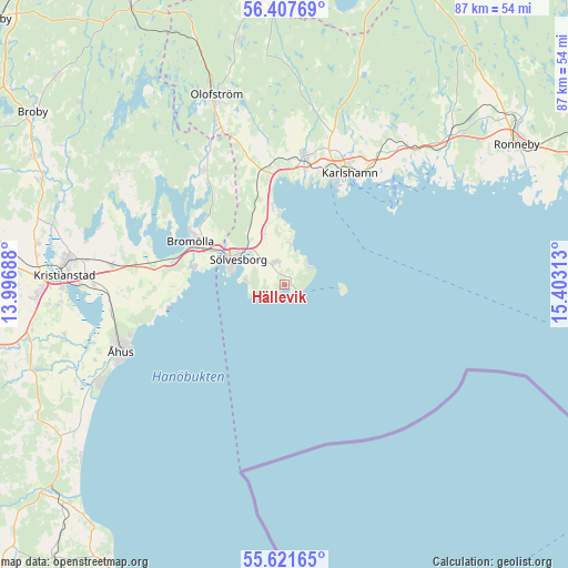 Hällevik on map