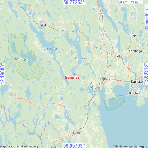 Gärsnäs on map