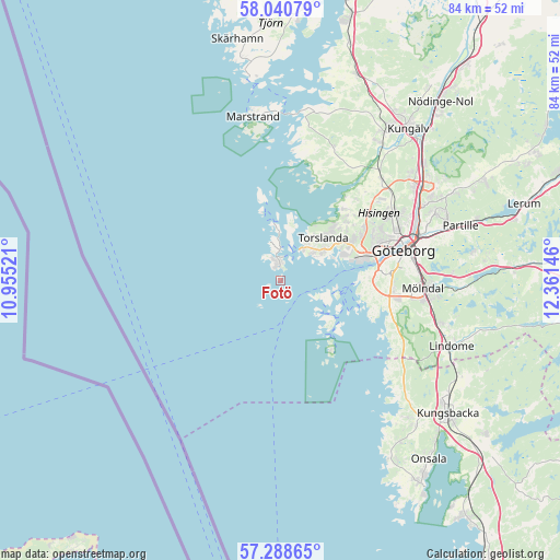 Fotö on map