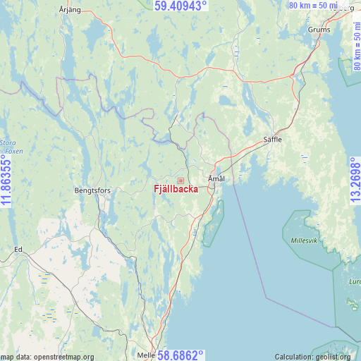 Fjällbacka on map