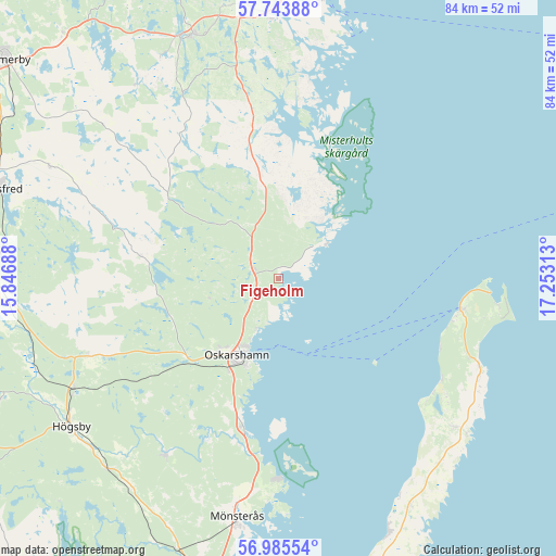 Figeholm on map