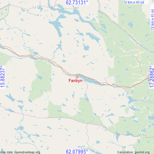 Fanbyn on map