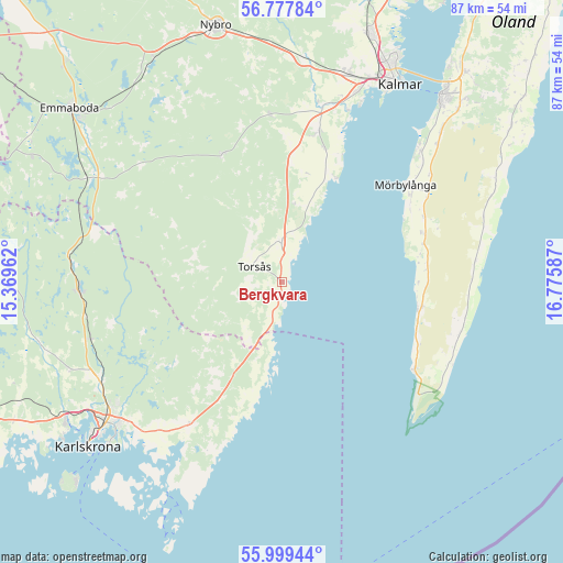 Bergkvara on map