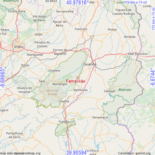 Famalicão on map
