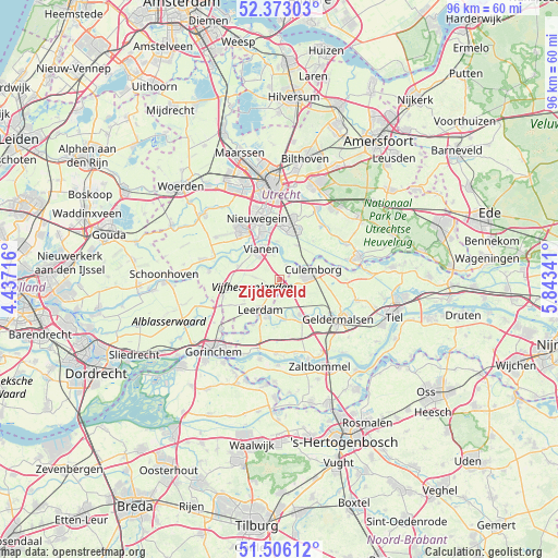 Zijderveld on map