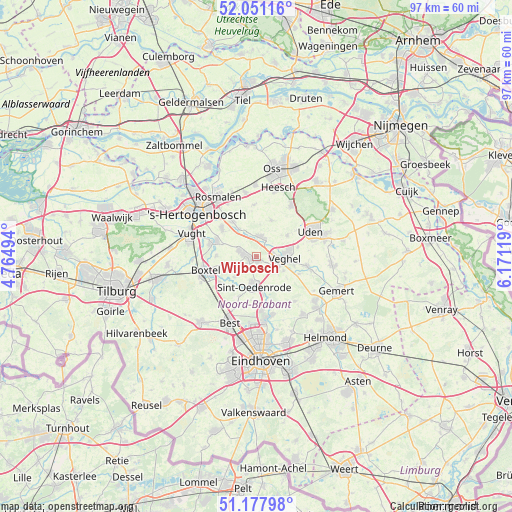 Wijbosch on map