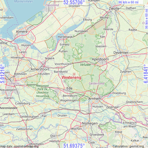 Westeneng on map